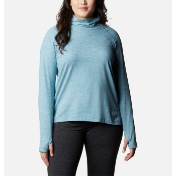 Columbia Sweater Dames, Bryce Canyon II Turtleneck Plus Size Blauw, 91BEQLVPZ